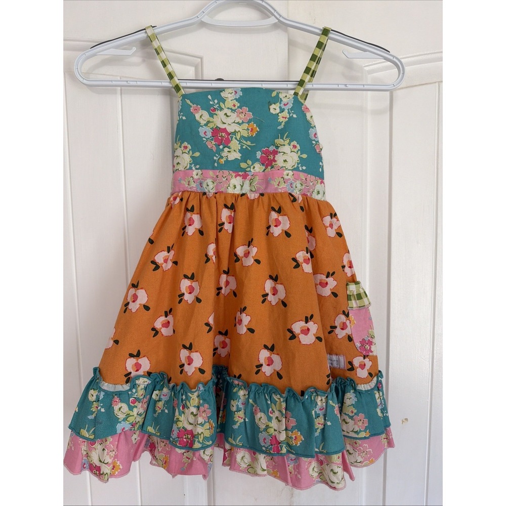 Sweet Honey 3T Floral Lined Summer Dress